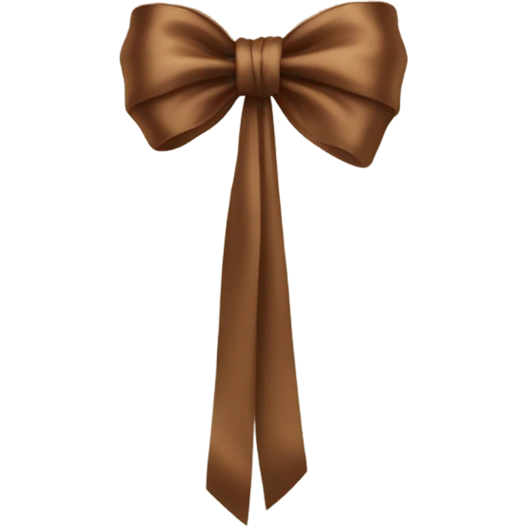 brown bow emoji
