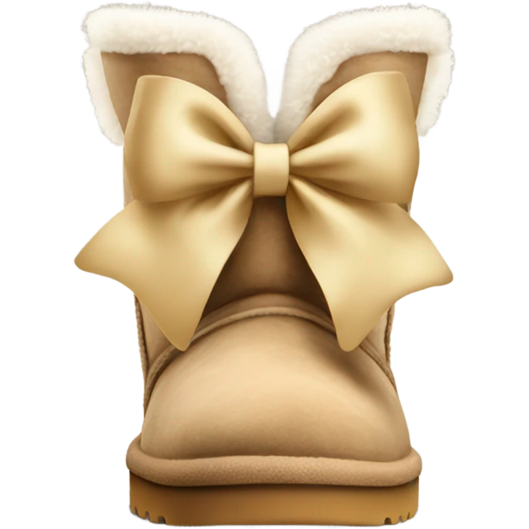 Uggs with bow emoji