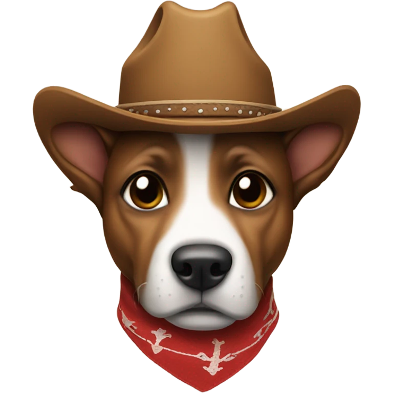 Dog dog dog dog cowboy emoji