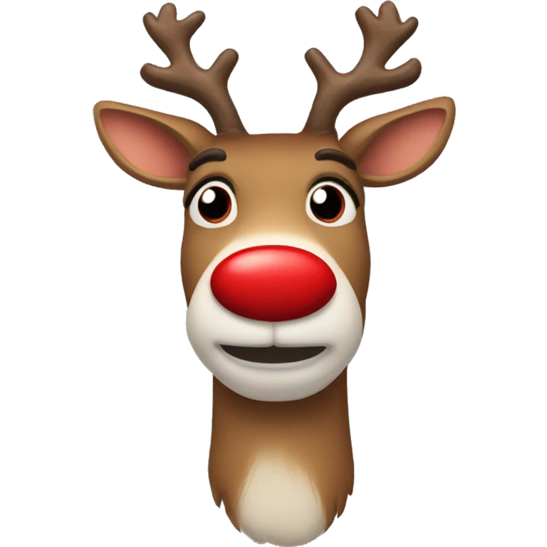 Red Nosed Reindeer emoji
