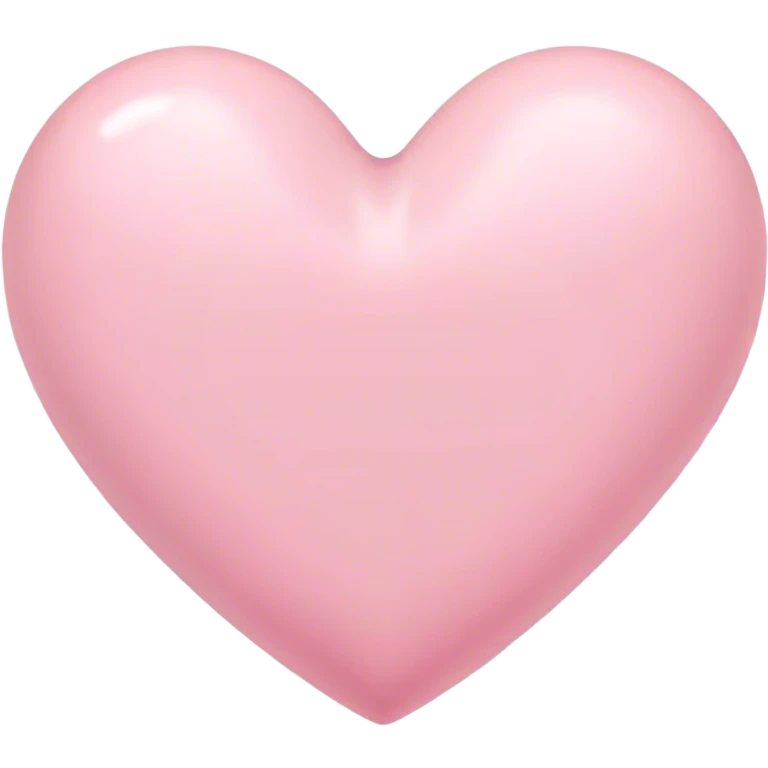 pastel pink heart emoji