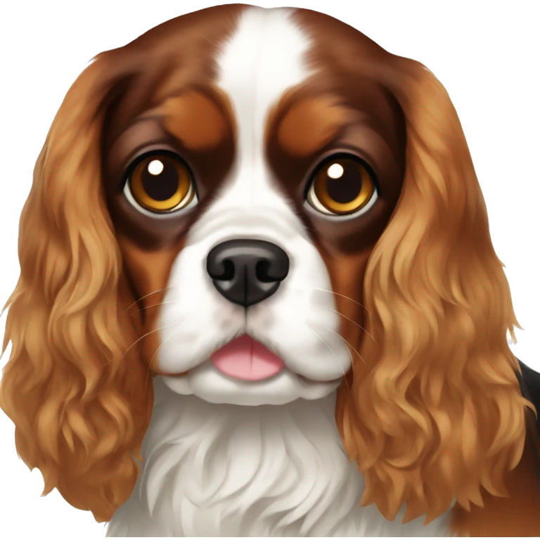 King Charles cavalier emoji