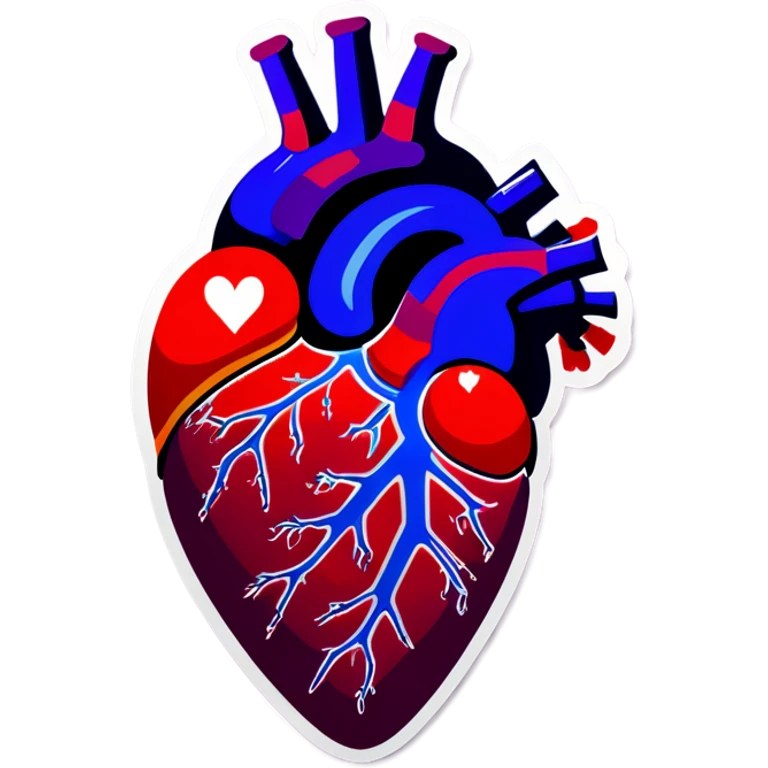 A heart in the style of rock  emoji