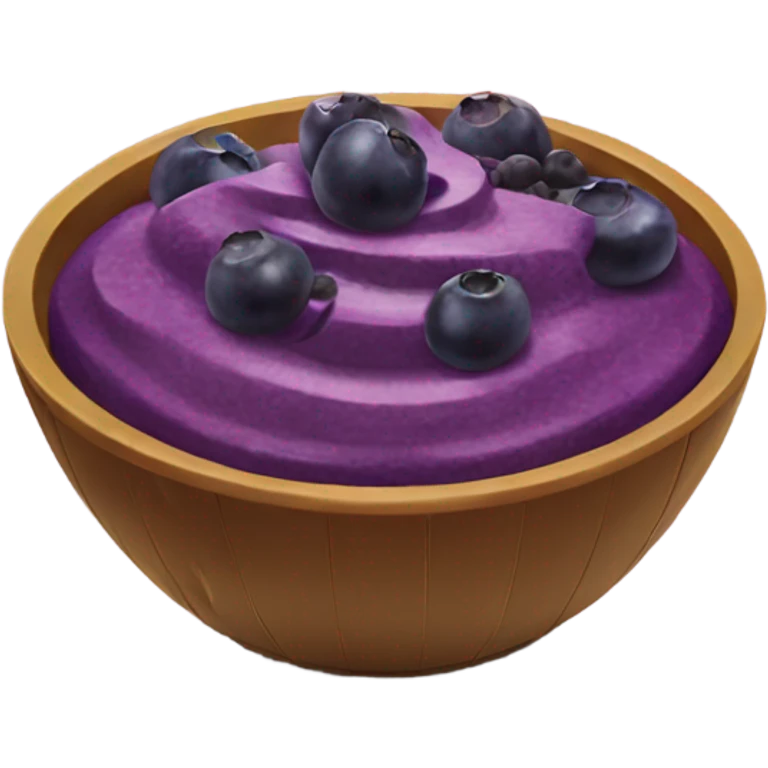 Acai bowl emoji