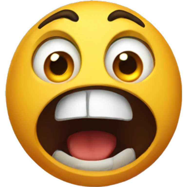Scared emoji
