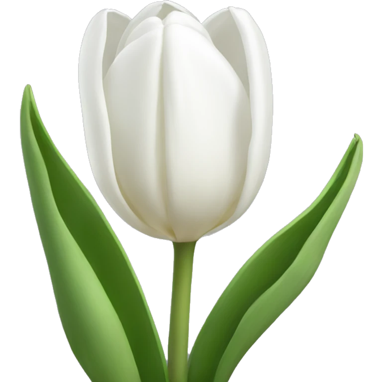 white tulips emoji