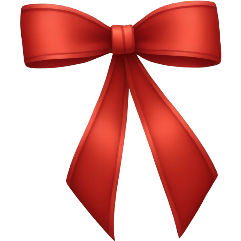 Red bow emoji