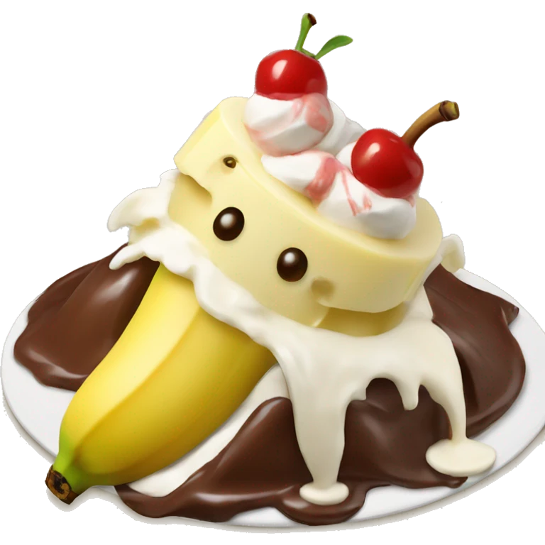 Banana split emoji