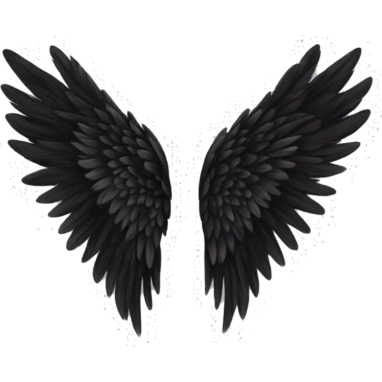 Victoria’s Secret wings black  emoji