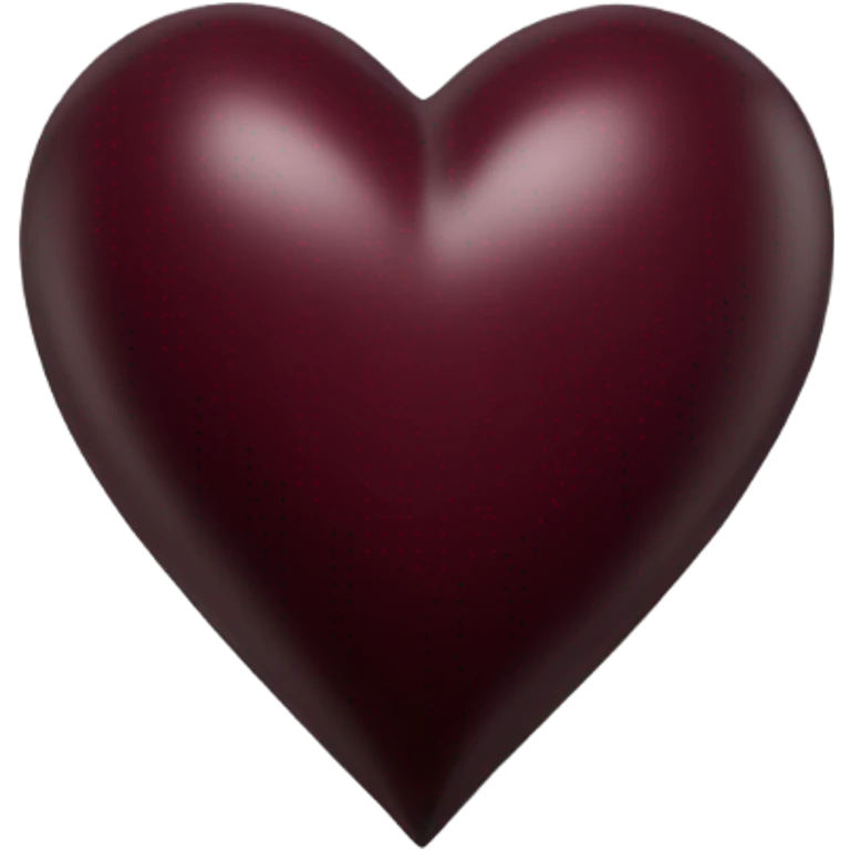 Burgundy heart emoji