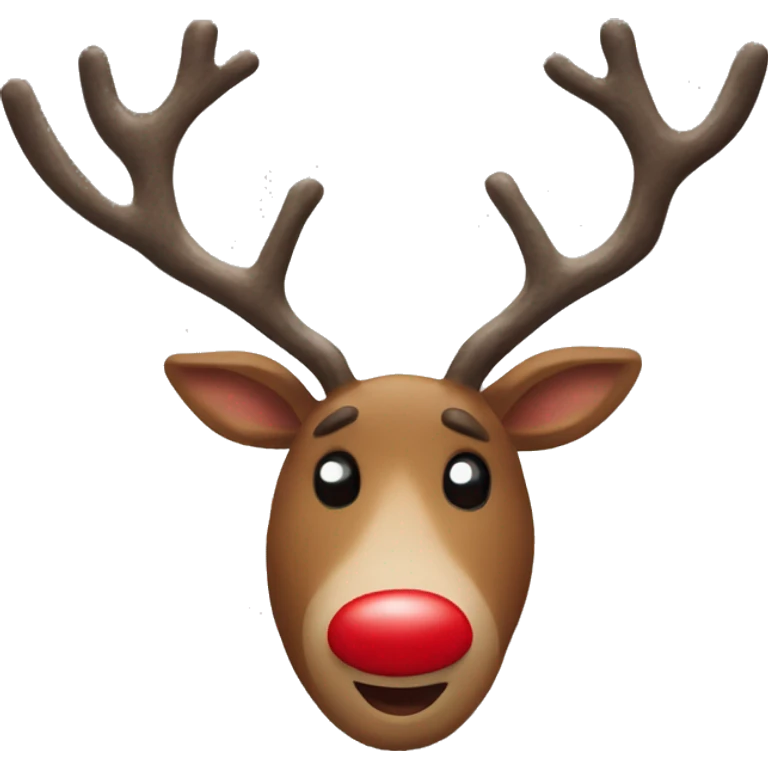 Red Nosed Reindeer emoji