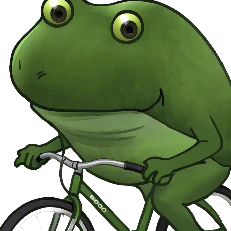 bufo riding a bike emoji