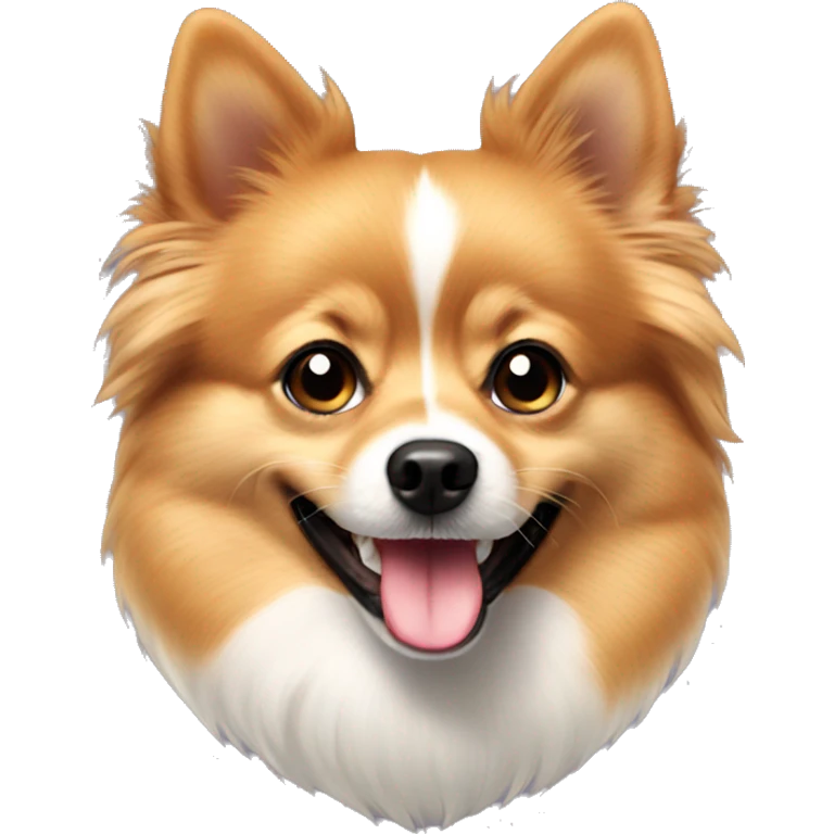 Pomchi showing underbite teeth emoji