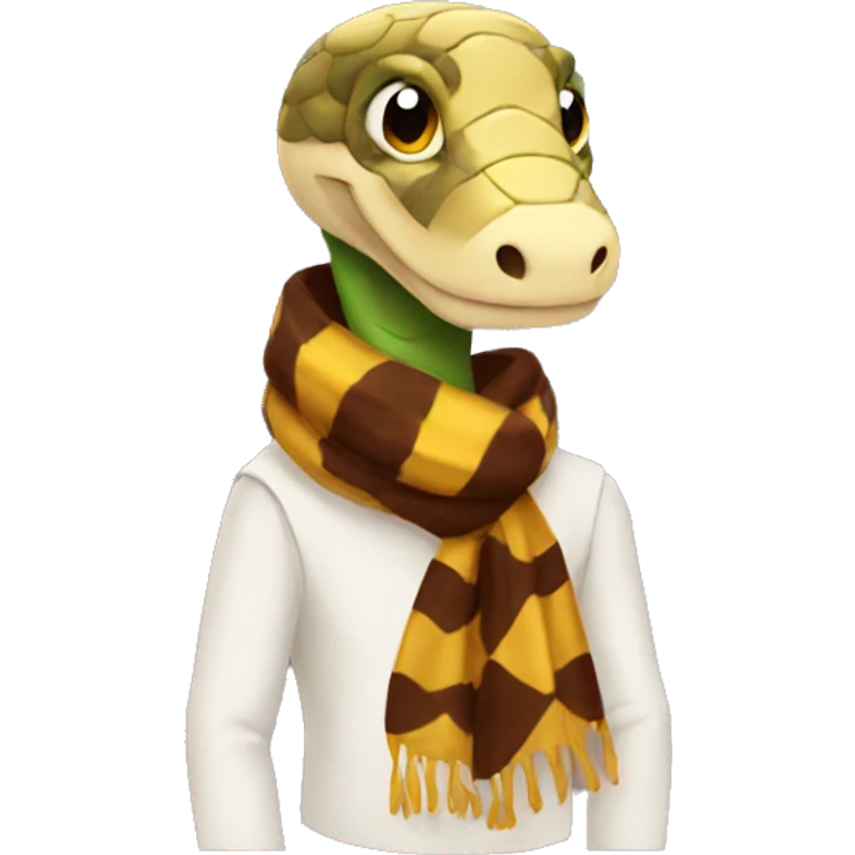 Snake wearing scarf hogwarts emoji