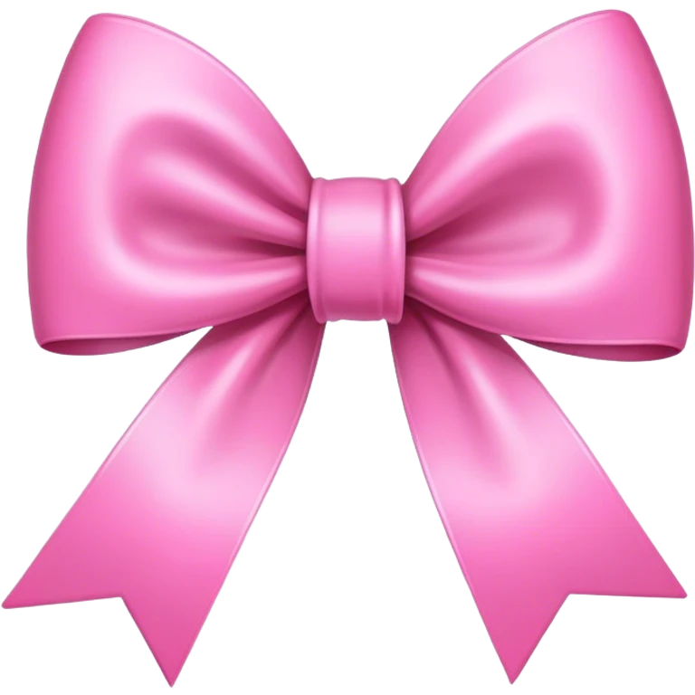pink bow emoji