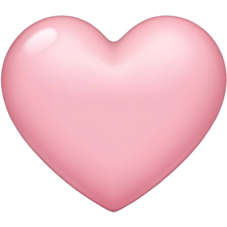 light pink heart emoji