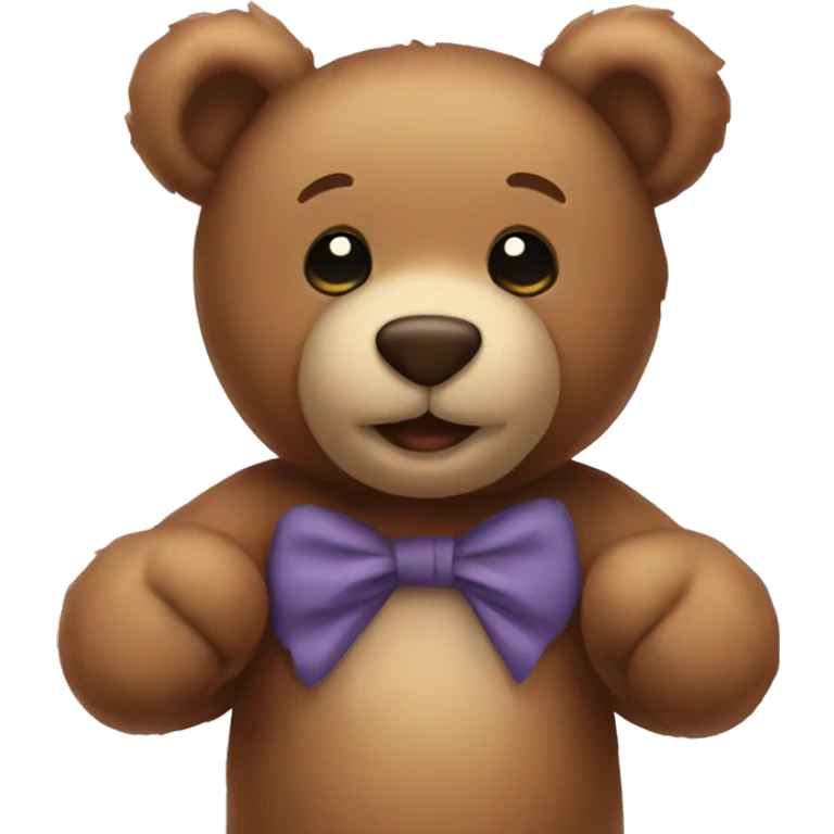 Teddy bear inlove emoji