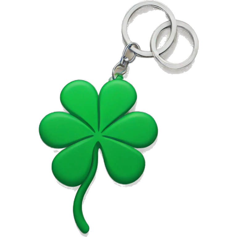 clover keychain emoji