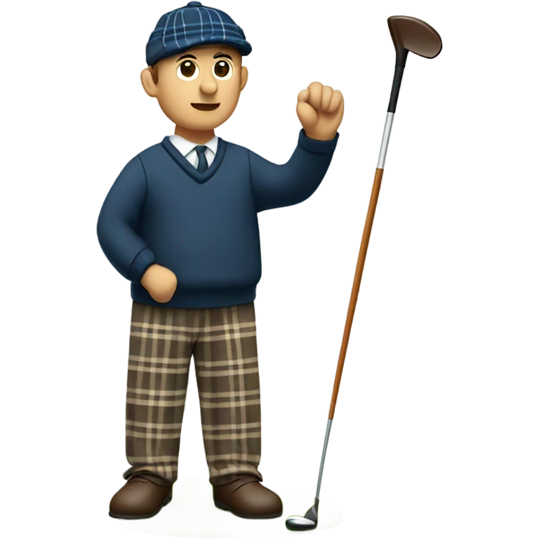 Scottish golfer emoji