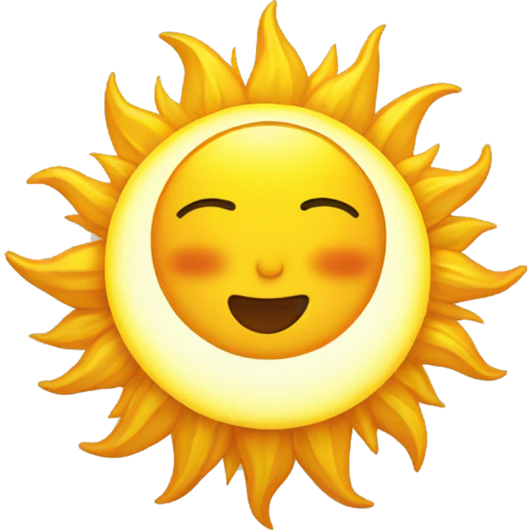 Sun to Sun emoji