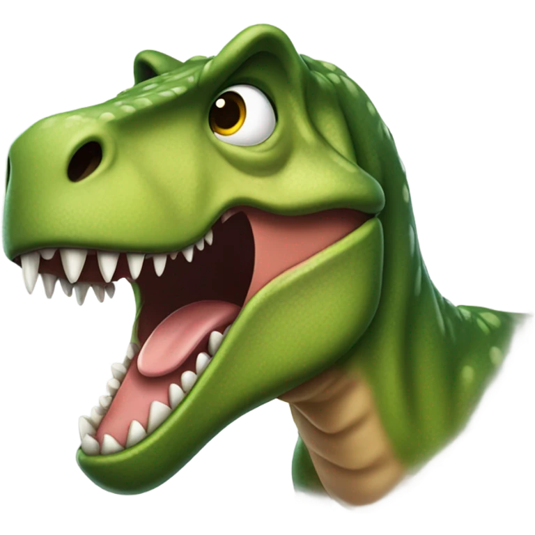 trex crying emoji