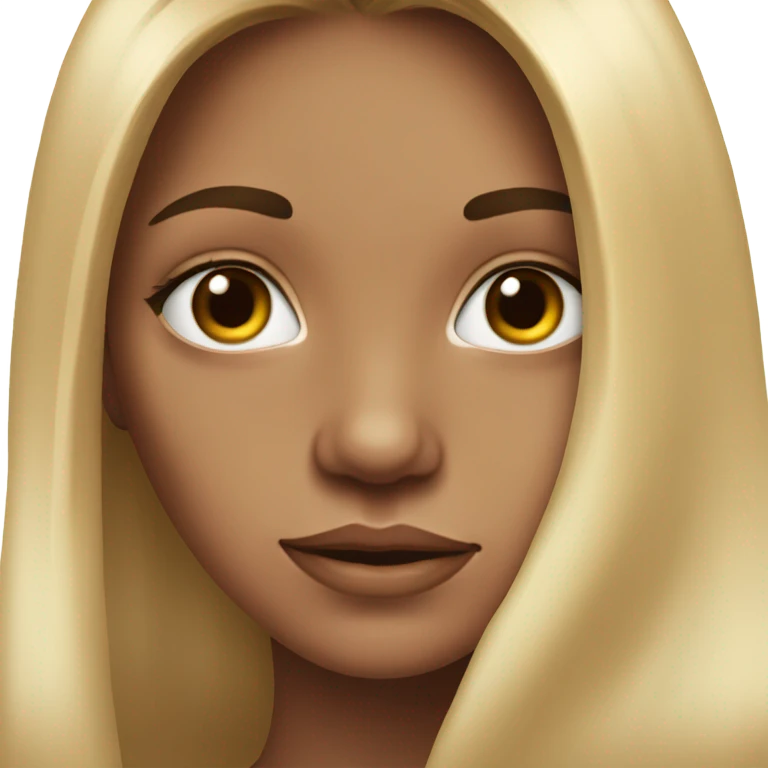 realistic portrait of girl emoji