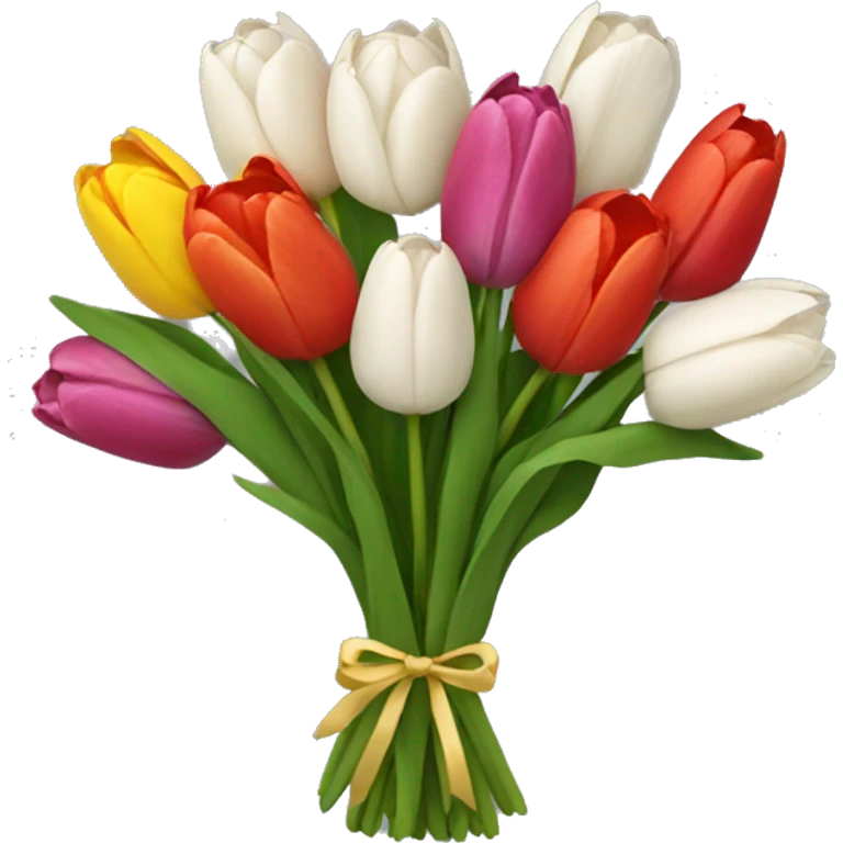 Bouquet of tulips  emoji
