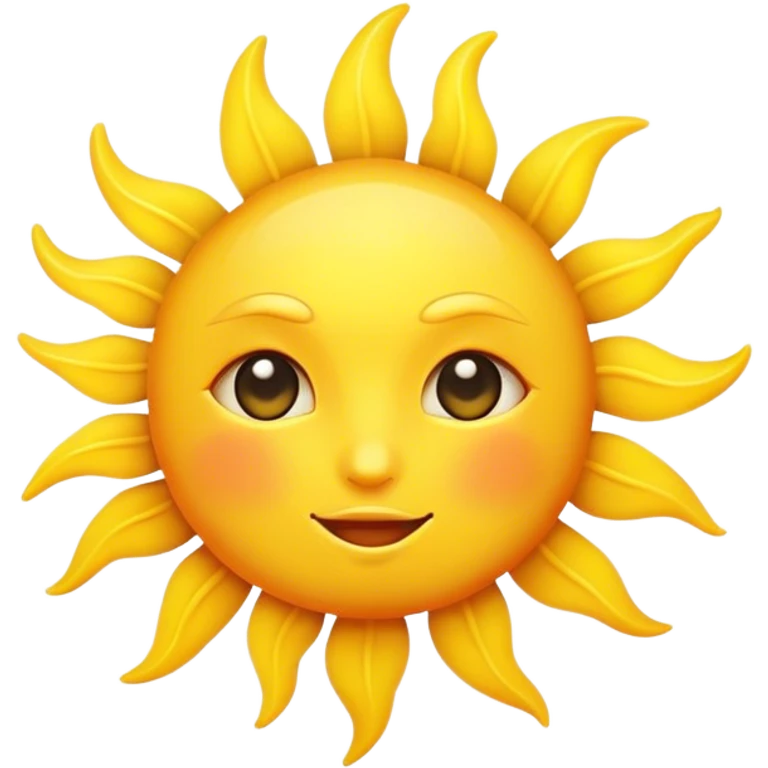 Sun emoji