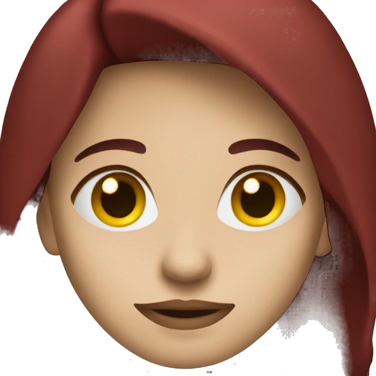 Dark red emoji