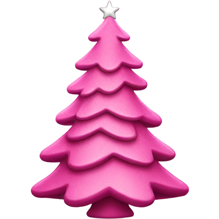 pink christmas tree emoji