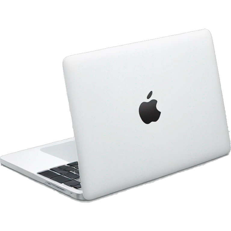 White MacBook  emoji