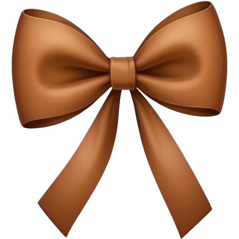 brown bow  emoji