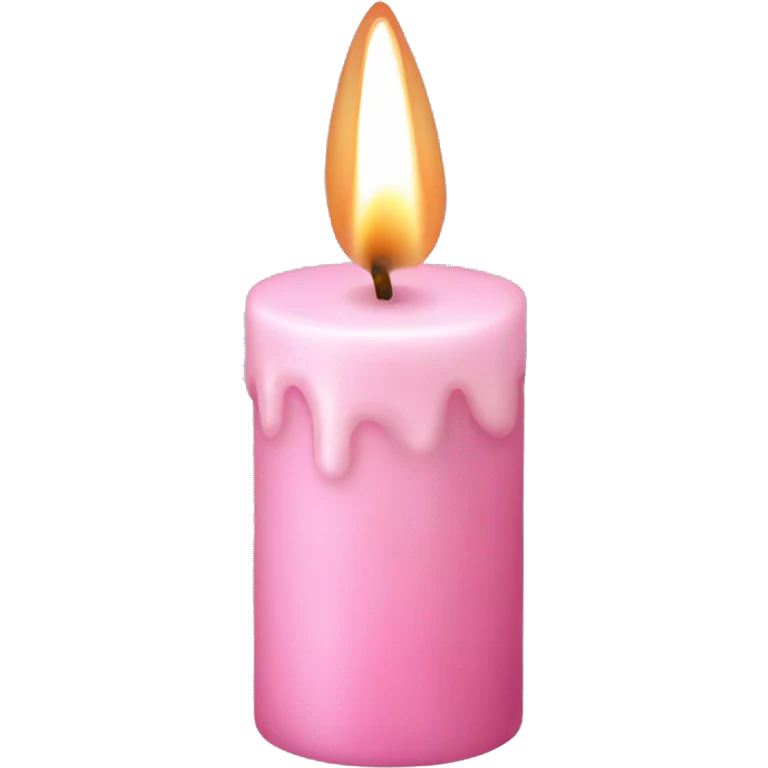 light pink candle emoji