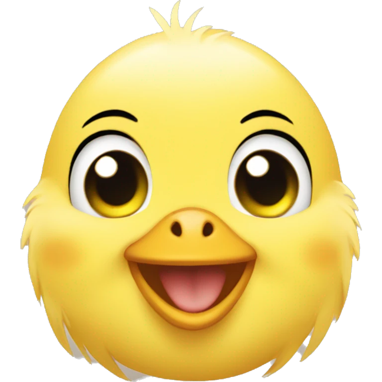 baby chick smile laugh emoji