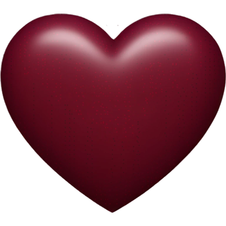 Maroon heart emoji