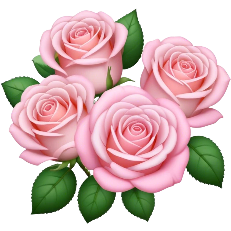 Pastel roses emoji