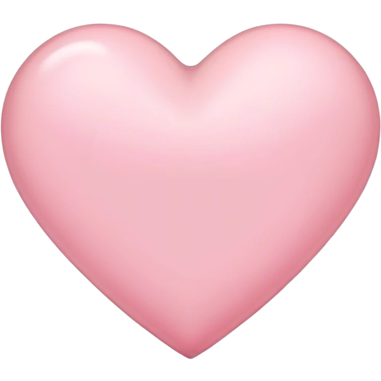 light pink heart emoji
