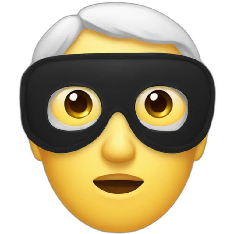 Eye mask emoji