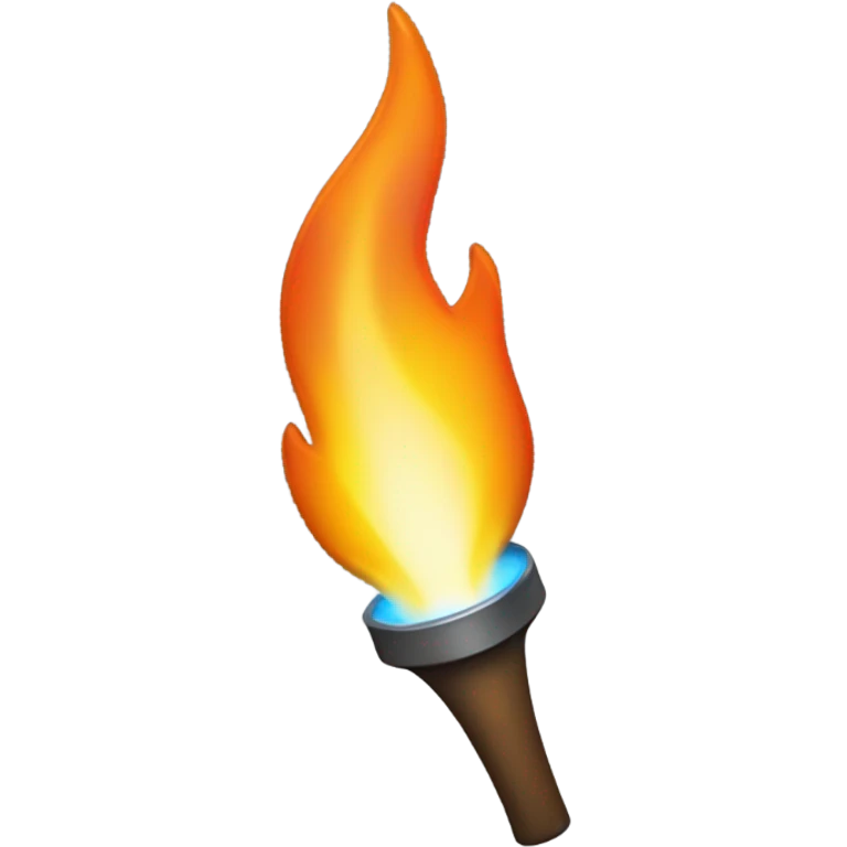 Flame torch emoji