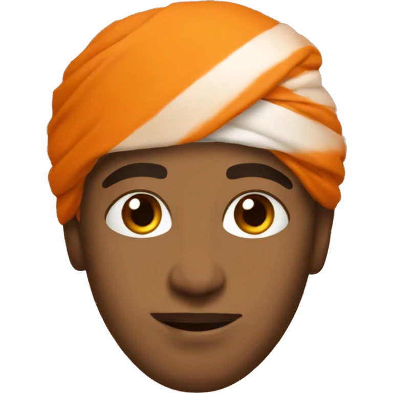India in orange colour  emoji