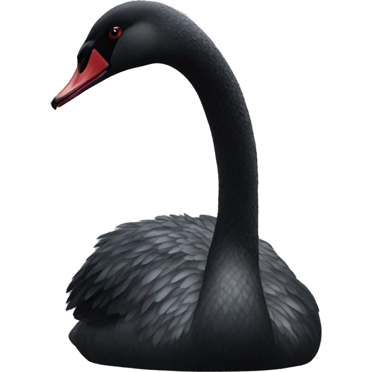 Black swan emoji