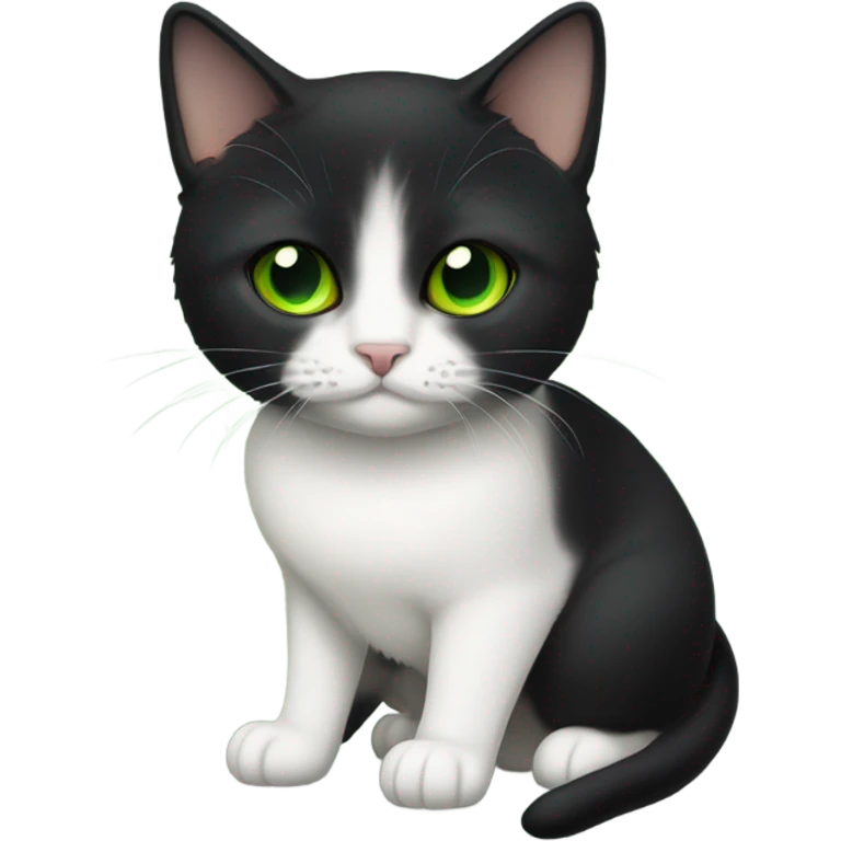 Black munchkin cat emoji