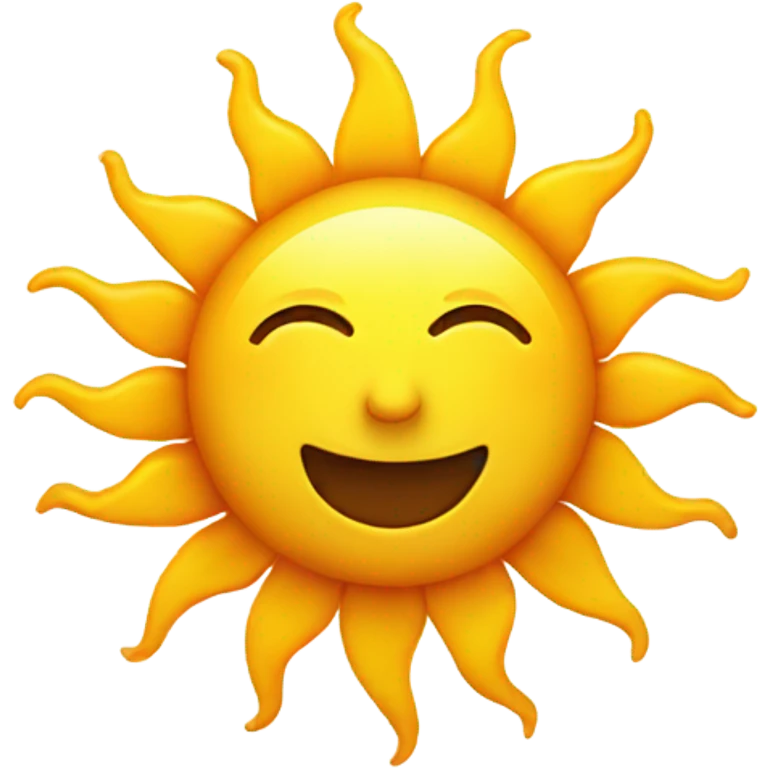 Sun emoji