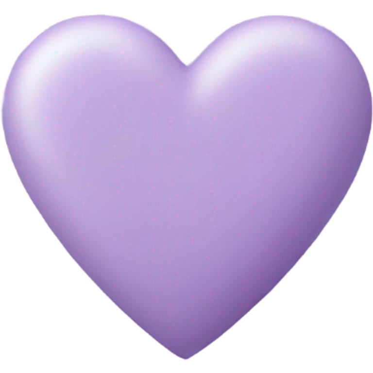 Lilac heart emoji