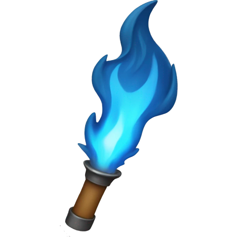 Bluefire torch emoji