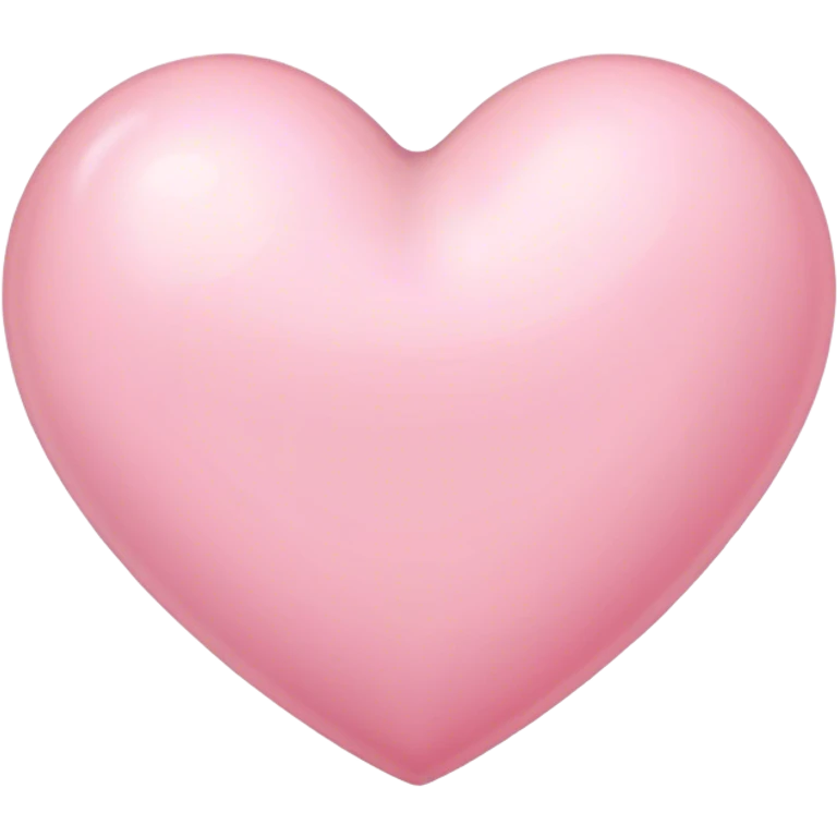 Light pink heart  emoji