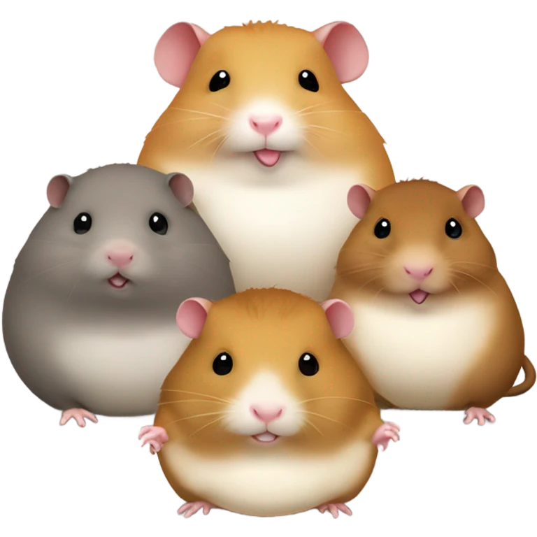 fat rat plus fat hamster plus fat capybara emoji