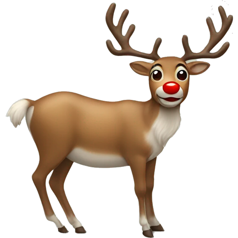 Red Nosed Reindeer emoji