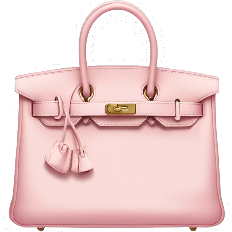 Light pink birkin Hermes bag emoji