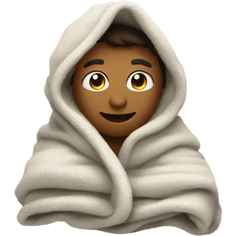Cozy blanket emoji
